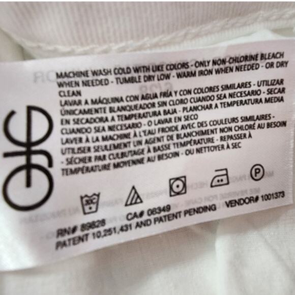 Ella Moss Jeans Womens 6/28 White High Waist Straight Leg Stretch Denim Ankle - Picture 6 of 13